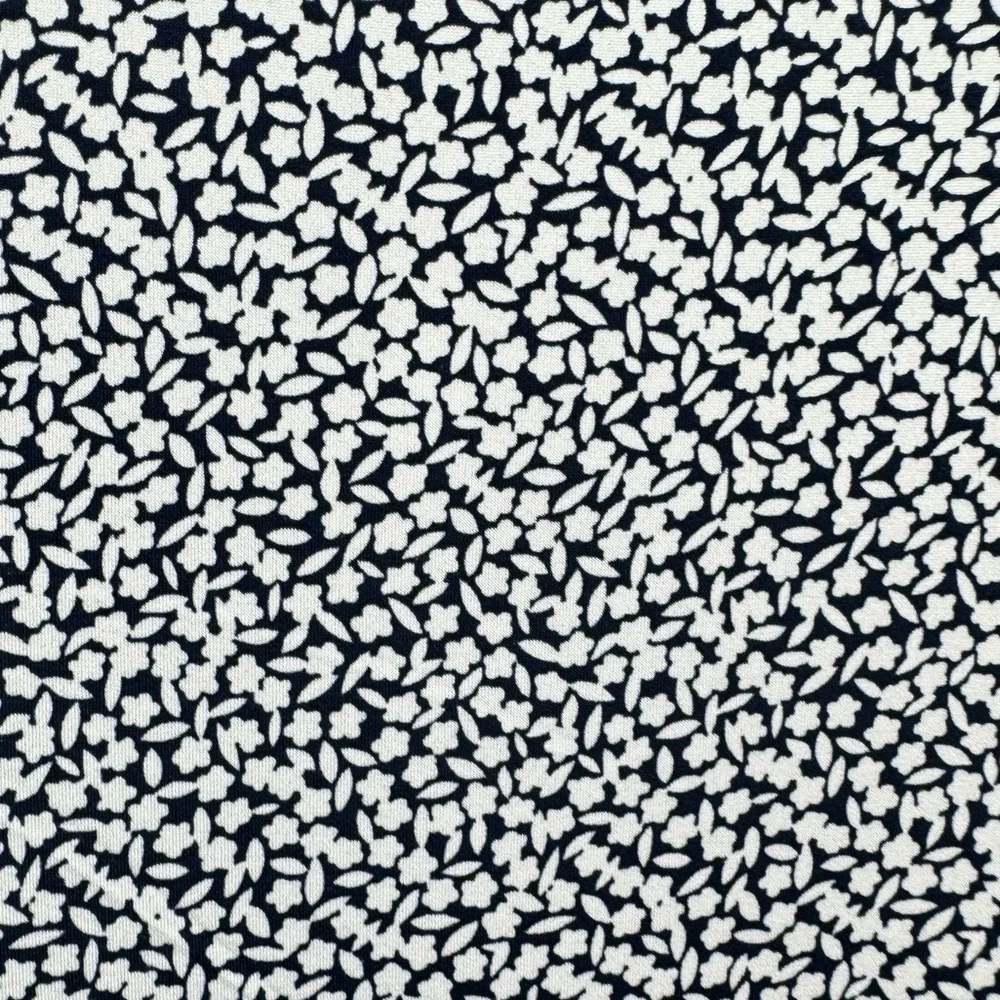 MICHAEL Michael Kors Navy Dainty Floral Cap Sleeve Shift Dress Size Medium